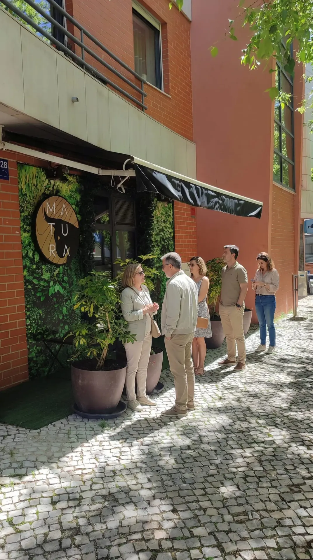 Entrada do Matura Steakhouse em Lisboa