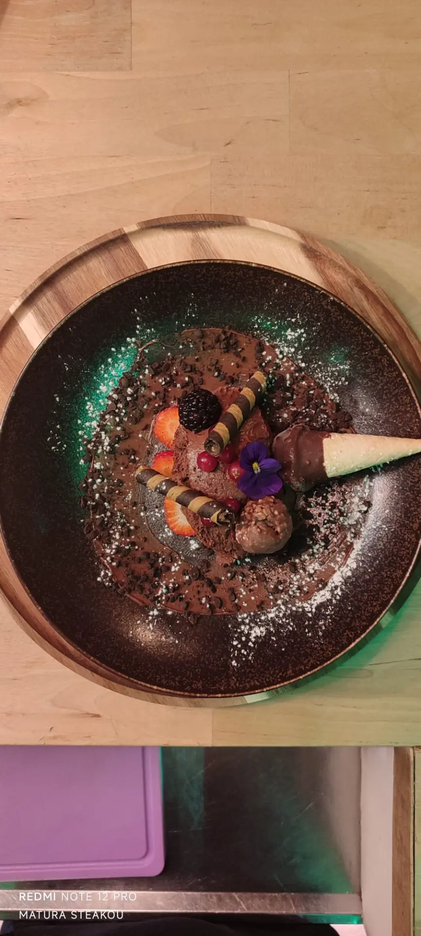 Sobremesa de chocolate assinatura